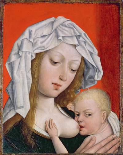 Madonna Nursing the Christ Child by Master of the Legend of the Magdalen